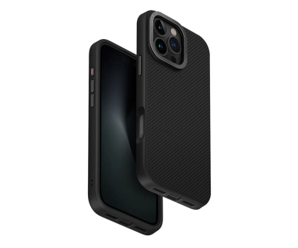 Etui / obudowa na smartfona Uniq Keva Max do iPhone 16 Pro Max Magclick Charging carbon black